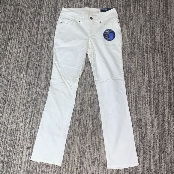 Brand New Faded‎ Glory Women’s 4P White Flattening Tummy Control Stretch Pants - Picture 1 of 8